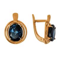 СЛ-441К-ТЛ Серьги (Au 585)