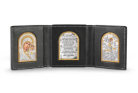 К-1/002-021-004G, Складень карманный Казанская Молитва Георгий 90х255мм