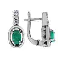 22GRE2433-69 Серьги (Ag 925)