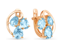 02-1-281 Серьги (Au 585)