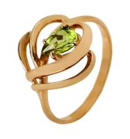 КЛ593 Кольцо (Au 585)