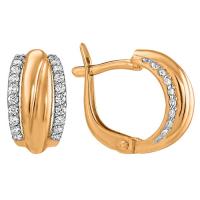 кл1297а Серьги (Au 585)