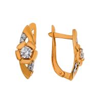 пс1327879г Серьги (Au 585)