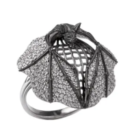 22693с Кольцо "Летучая Мышь" (Ag 925)