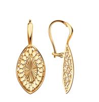 Сд3918 Серьги (Au 585)