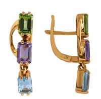 21025/1 Серьги (Au 585)