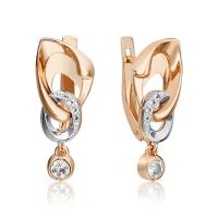 02-4844-00-201-1111 Серьги (Au 585)