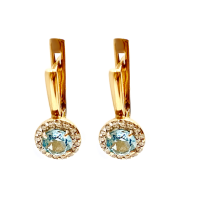 СЛ-403К-Т Серьги Au 585