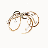 2459лс Брошь Au 585