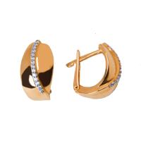 120021F767л Серьги (Au 585)