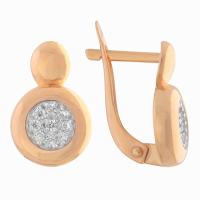 кл1168а Серьги (Au 585)