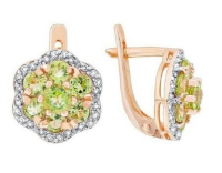 СЛ-467К-Х Серьги (Au 585)