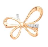 БШ132-2985 Брошь (Au 585)