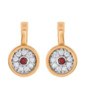 к241233г Серьги (Au 585)