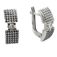 б120677 ч Серьги Au 585