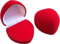 Футляр флокированный, сердечко, серия "Романтика"