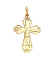 14030023 Подвеска крест (Au 585)