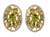 СЛ-500К-Х Серьги (Au 585)