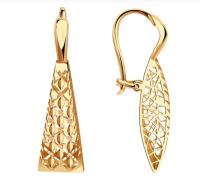 АСд953-3812 Серьги (Au 585)