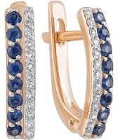 СЛ-738К-551-1-13-00 Серьги (Au 585)