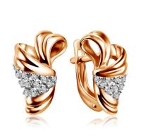 С132-4322 Серьги (Au 585)