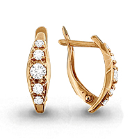 41789.1 Серьги (Au 585)