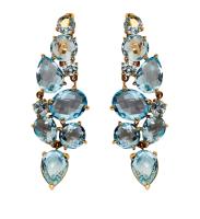 С120-1777Т Серьги (Au 585)