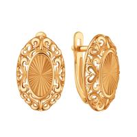 Т11062В660 Серьги (Au 585)