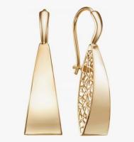 Сд3594 Серьги (Au 585)