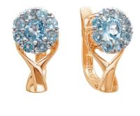 С122-3902Т Серьги (Au 585)