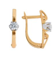 02-0698 Серьги (Au 585)