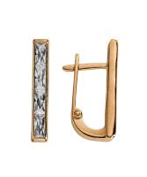 122-2602_f-001 Серьги (Au 585)