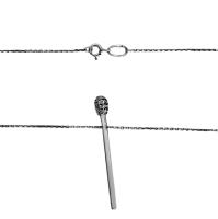 с1261б-11р Колье (Ag 925)