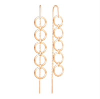 02-8220 Серьги (Au 585)