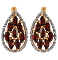 СЛ-571К-Г Серьги (Au 585)