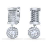 22SET16718a-113 Серьги (Ag 925)