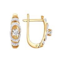 1020671№133 Серьги (Au 585)