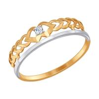 017214 Кольцо (Au 585)