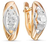 127046 Серьги (Au 585)