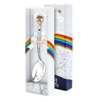 Ложка детская DODO "Собачка" ч/п с рыжей эмалью +