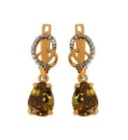 4КР01-105 Серьги (Au 585)