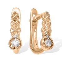 С132-1932 Серьги (Au 585)