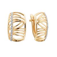 кл1589а Серьги (Au 585)