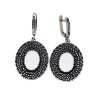 77411кхл Серьги (Ag 925)