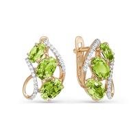 02-1-428-08 Серьги (Au 585)