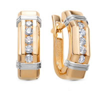 457-2100 Серьги (Au 585)