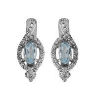 С620-1519Т Серьги (Ag 925)