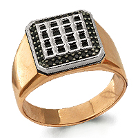 62127ч Кольцо (Au 585)