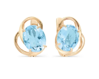 02-1-345-01 Серьги (Au 585)