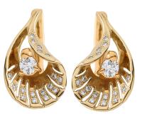 24194 Серьги (Au 585)